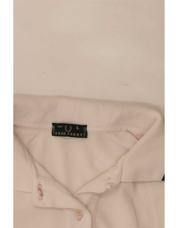 Fred Perry ženska polo majica UK 14 velike bijele pruge