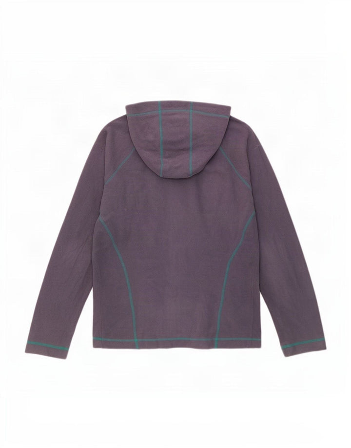 The North Face ženska flis jakna s kapuljačom UK 14 srednje ljubičasta poliester