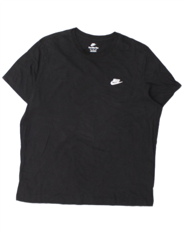 NIKE Muška majica kratkih rukava 2XL crni pamuk