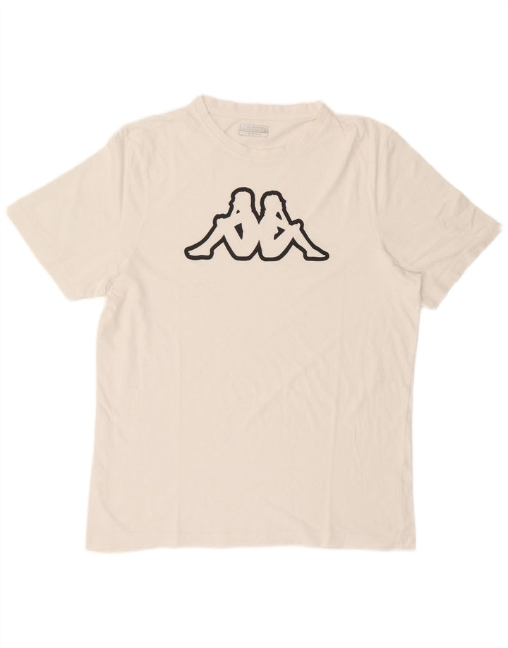 Kappa muška velika bijela majica s grafičkim motivima