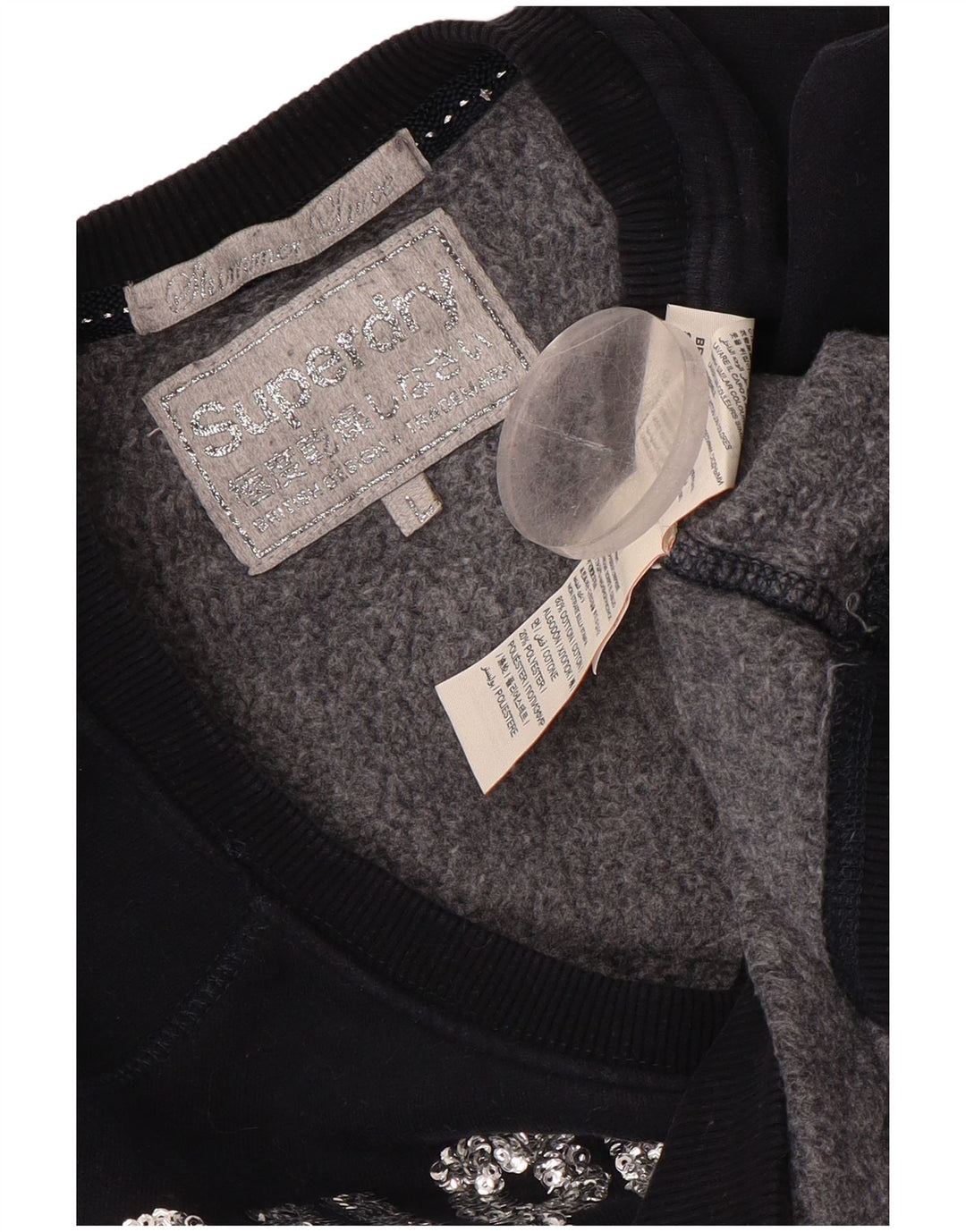 SUPERDRY ženska atletska majica s kratkim rukavima UK 16 Large tamnoplava