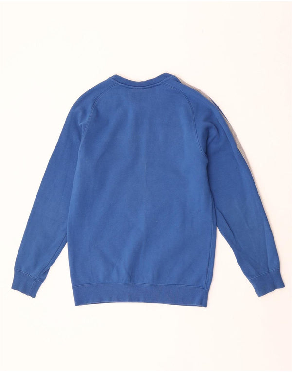 Champion Boys Graphic Sweatshirt Džemper 13-14 Years XL Blue Colourblock