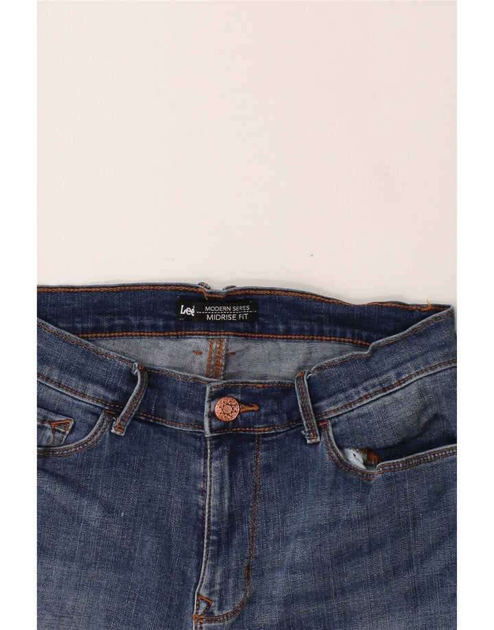 LEE Womens Modern Series Mid Rise Denim Shorts W28 Medium  Blue Vintage Lee and Second-Hand Lee from Messina Hembry 