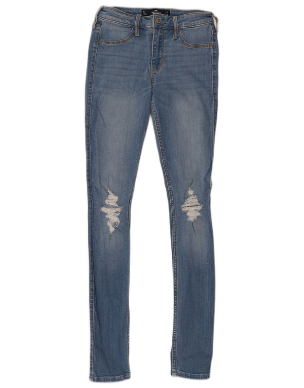 Hollister ženske uske traperice srednjeg rasta W25 L30 plave