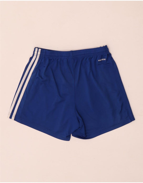 Adidas ženske sportske kratke hlače Aeroready UK 8/10 mali plavi poliester