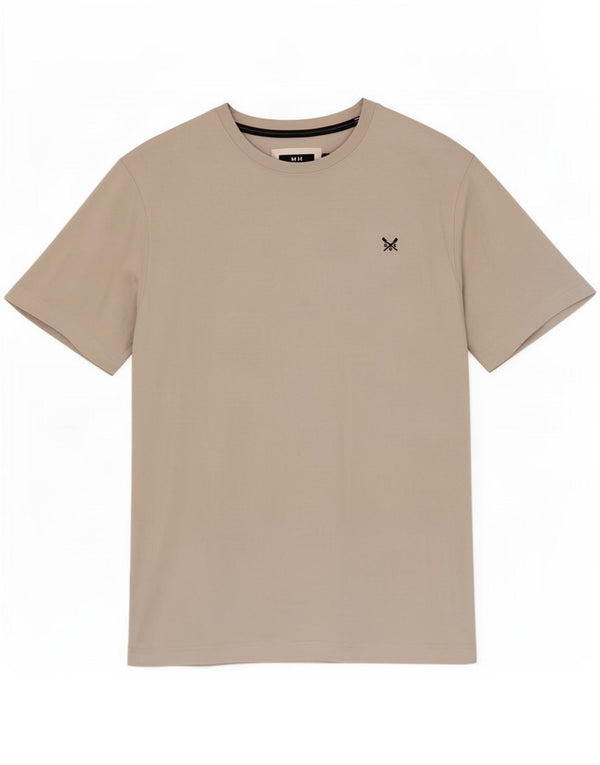 Crew Clothing Muška majica kratkih rukava Veliki sivi pamuk
