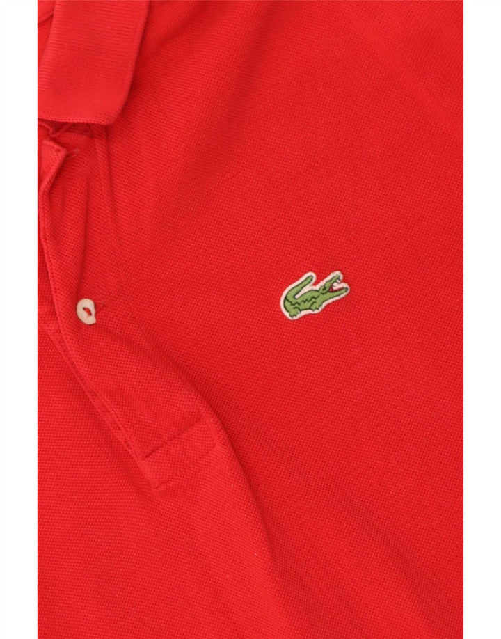 Lacoste muška polo majica veličina 7 2XL crveni pamuk