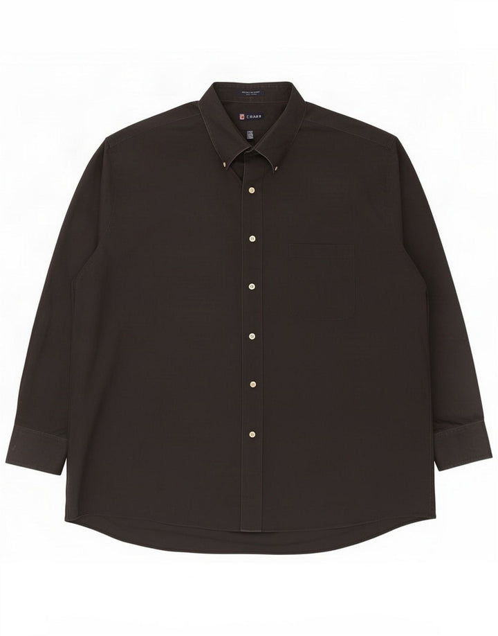 Chaps Mens Regular Fit Shirt 2XL crni pamuk
