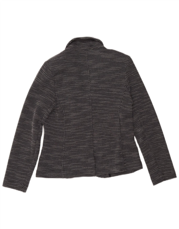 WHISTLES Ženska jakna sa 2 gumba UK 10 Mali pamuk na crne pruge