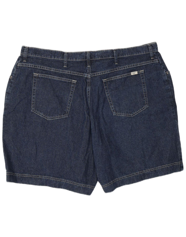 Lee ženske kratke traper hlače Riders US 24 4XL W46 tamnoplavi pamuk