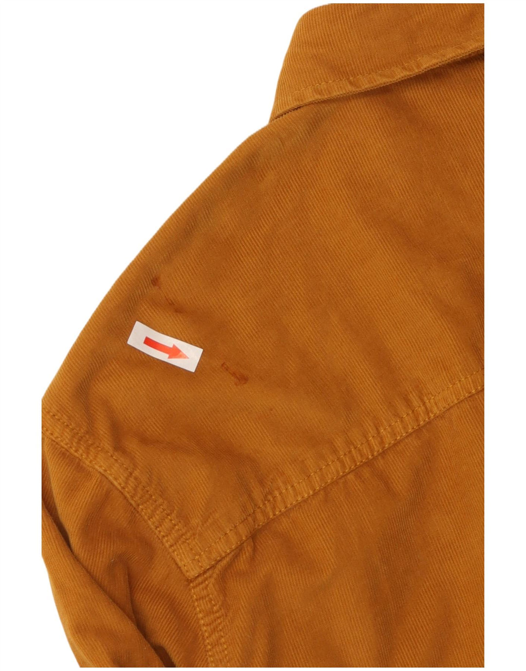 Fat Face muška samtasta košulja velika bež pamuk