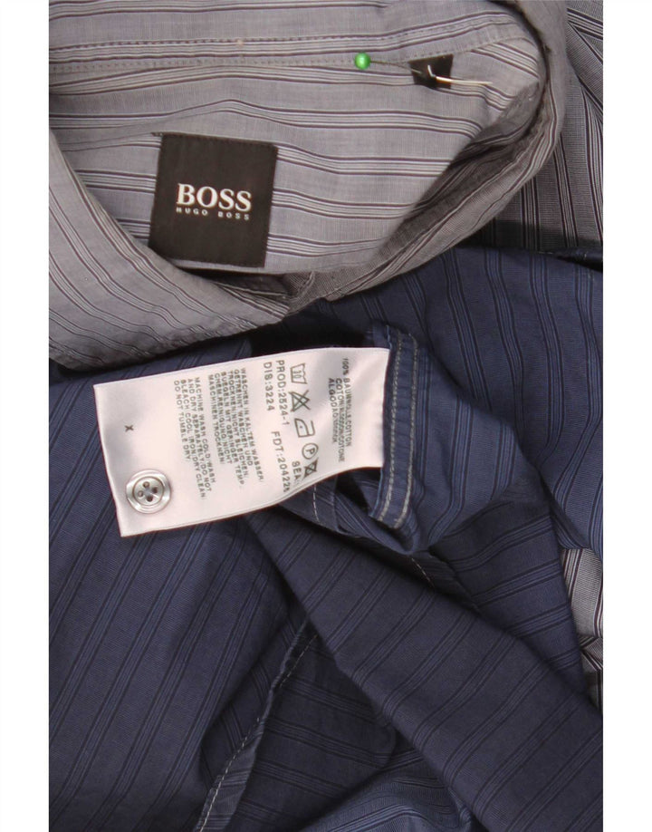 Hugo Boss muška košulja velika plava kravata, pamuk