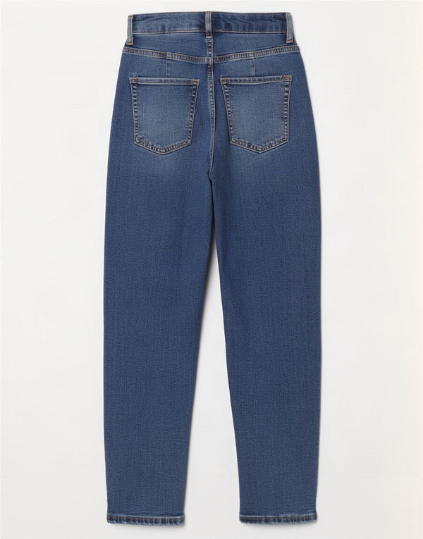 Marks & Spencer ženske sužene traperice visokog rasta UK 8 male W24 L26 plava