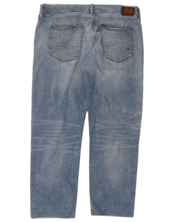 Tommy Hilfiger Mens Bleecker Slim Jeans W36 L28 Plavi pamuk