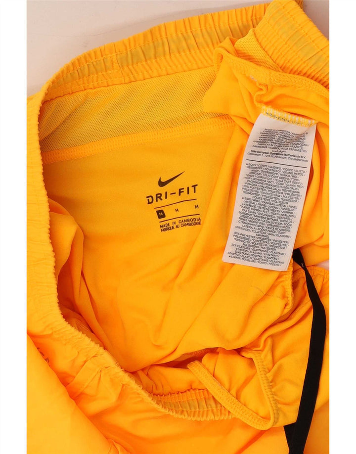 Nike Ženske Dri Fit Sportske Kratke Hlače UK 14 Srednje Narančasti Poliester