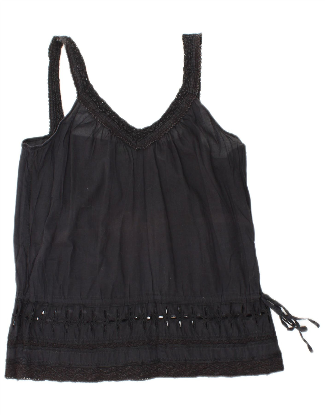 BENETTON Ženski Cami Top UK 10 Small Black
