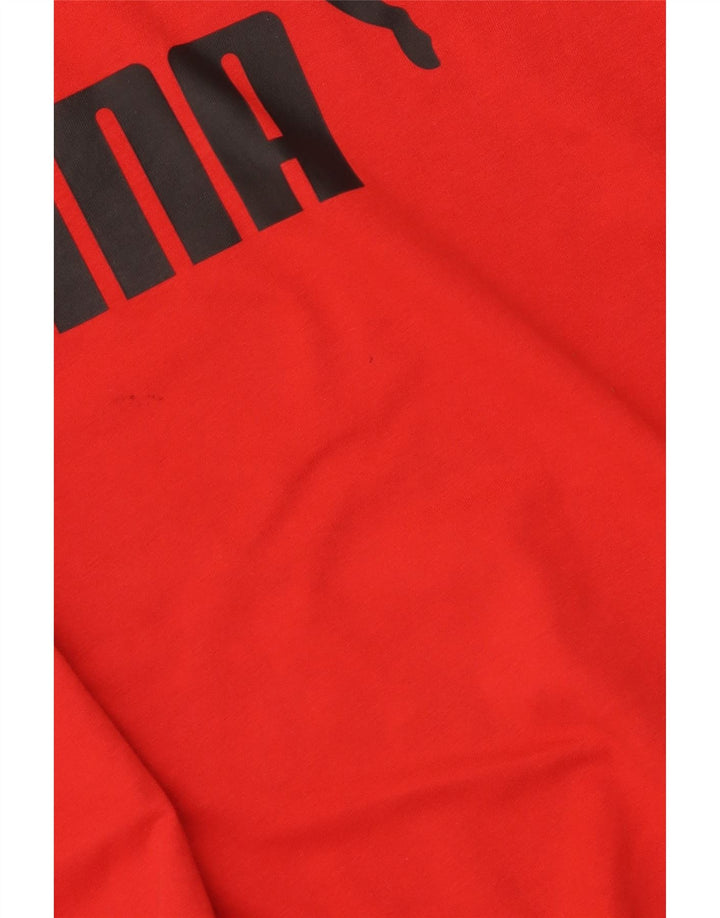 Puma muška velika majica s grafičkim motivima, crvena