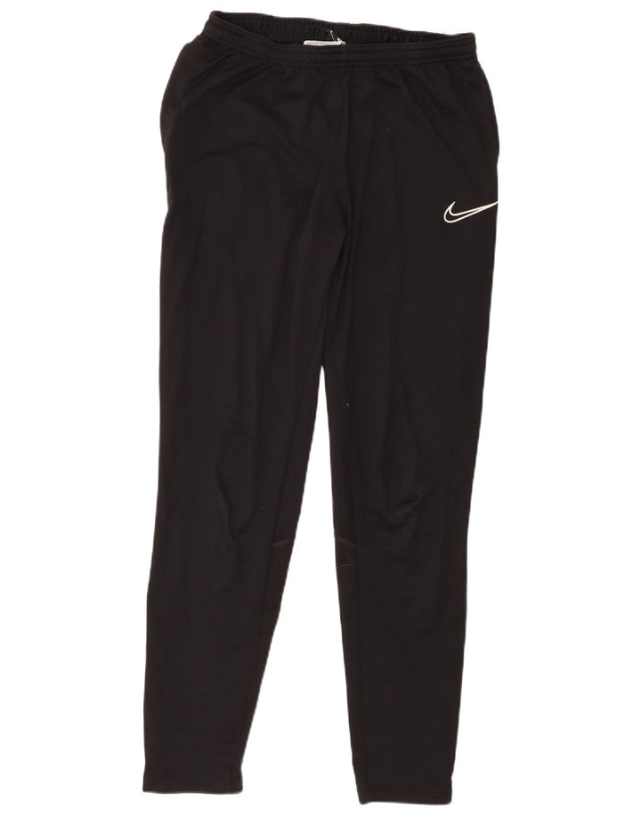 Nike muške Dri Fit hlače za trenirku srednje crne boje od poliestera