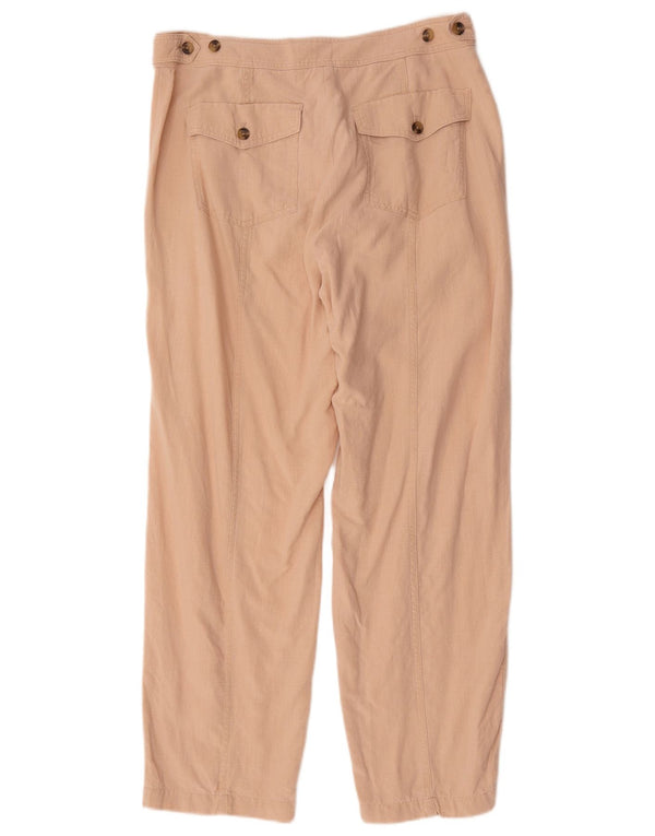 Marks & Spencer ženske chino hlače visokog struka UK 14 Large W34 L29 Bež