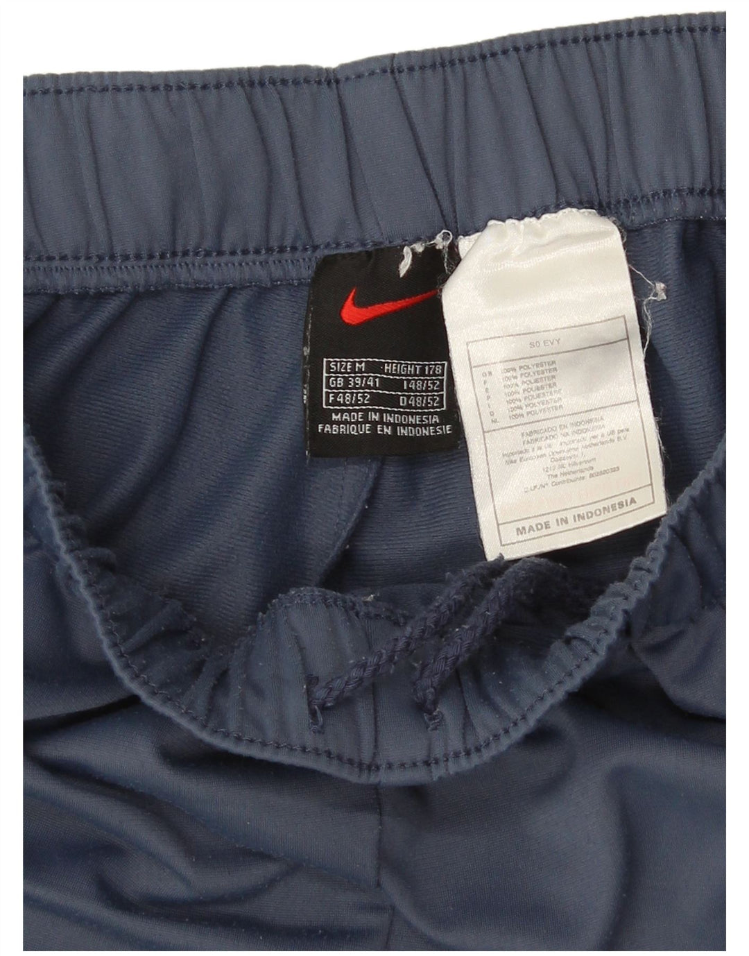 Nike muške grafičke hlače za trenirku UK 39/41 srednje plavi poliester