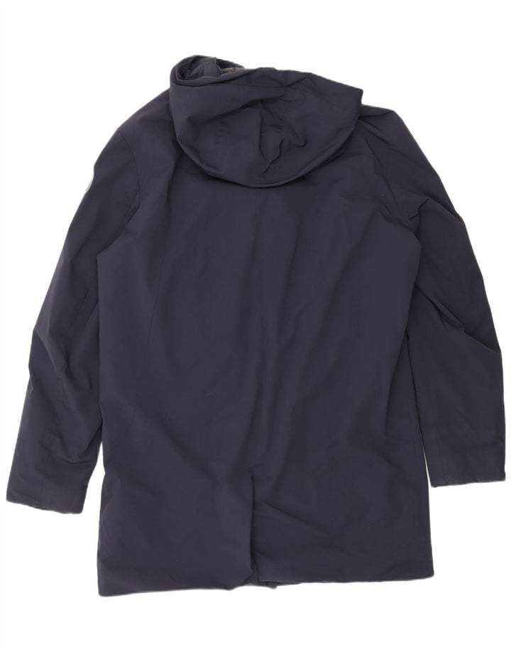 Muzejska muška parka jakna s kapuljačom IT 54 2XL tamnoplavi najlon