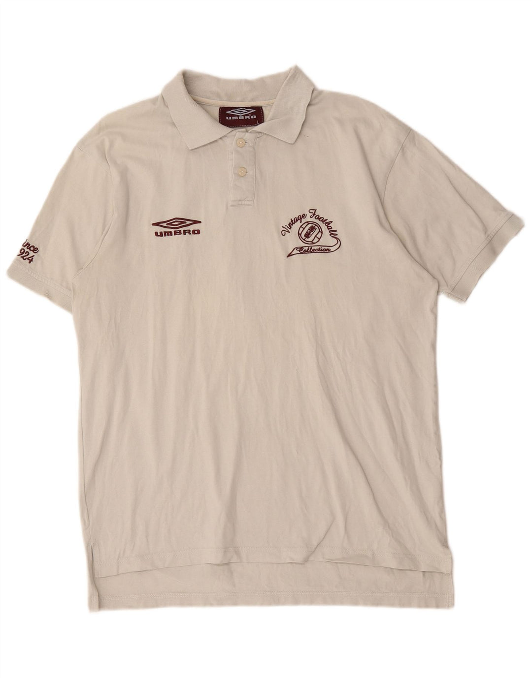 Umbro muška grafička polo majica velika bijela pamučna