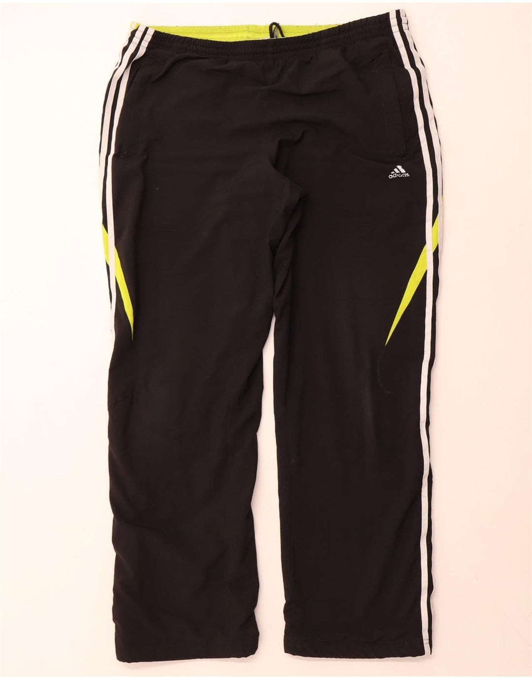 Adidas muške hlače za trenirku Climalite UK 44/46 velike crne poliesterske hlače