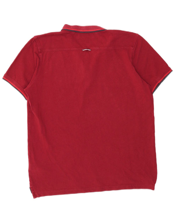Tommy Hilfiger muška uska polo majica 2XL bordo pamuk