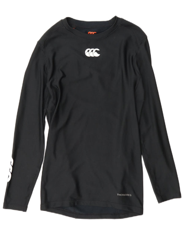 Canterbury ženska majica dugih rukava s grafikom UK 18 XL crni poliester