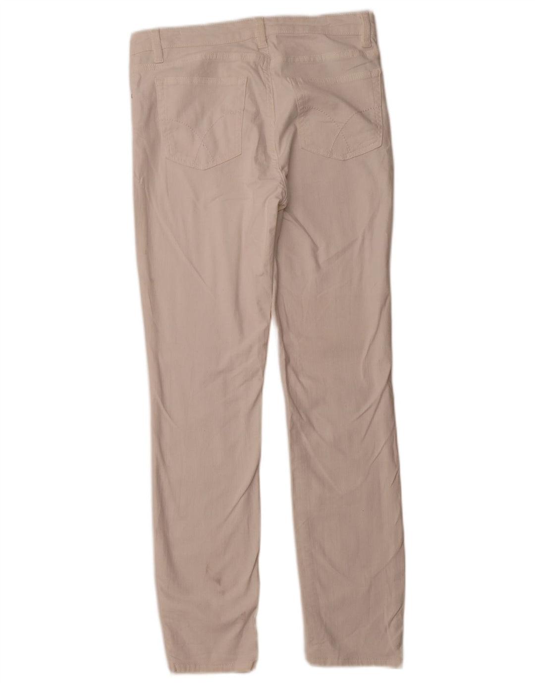 CREW CLOTHING Ženske uske ležerne hlače UK 12 Srednje W30 L29 Bijele