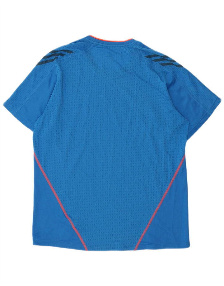 ADIDAS Muška Climalite majica kratkih rukava Veliki plavi poliester