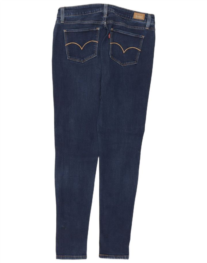 LEVI'S ženske uske traperice W31 L30 tamnoplavi pamuk