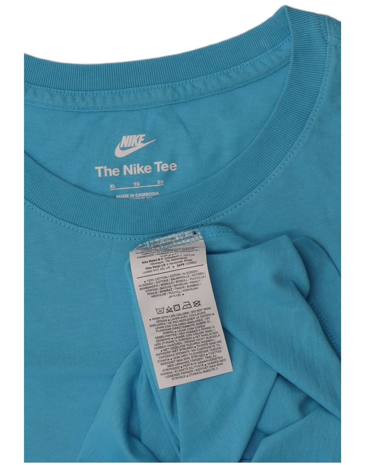 Nike muška majica kratkih rukava XL plavi pamuk