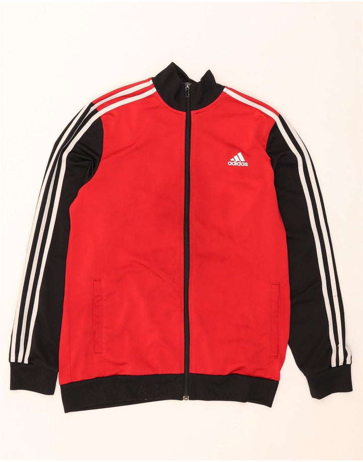Gornja jakna od trenirke ADIDAS za dječake 15-16 godina u crvenoj boji