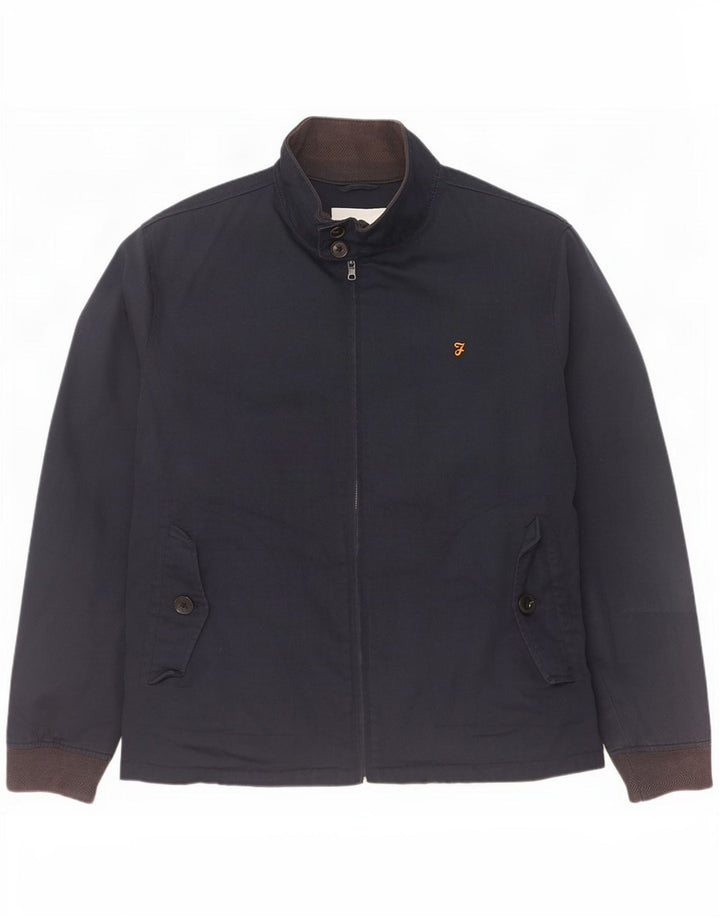 Farah muška bomber jakna UK 40 Large tamnoplavi pamuk