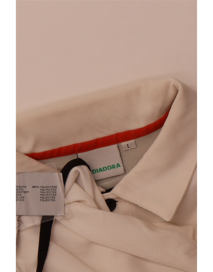Diadora muška polo majica velika bijela poliesterska boja