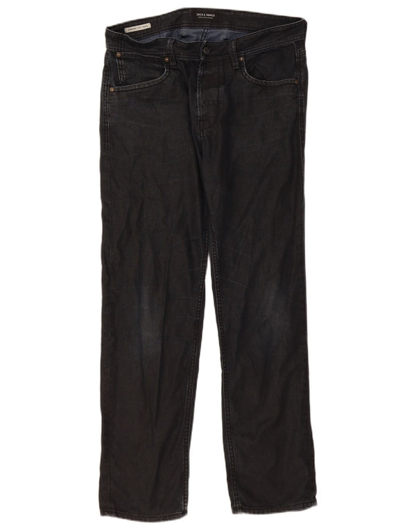 Jack & Jones muške ravne traperice Mike Comfort W32 L29 crne