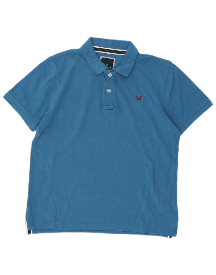 Crew Clothing Muška polo majica Srednje plavi pamuk