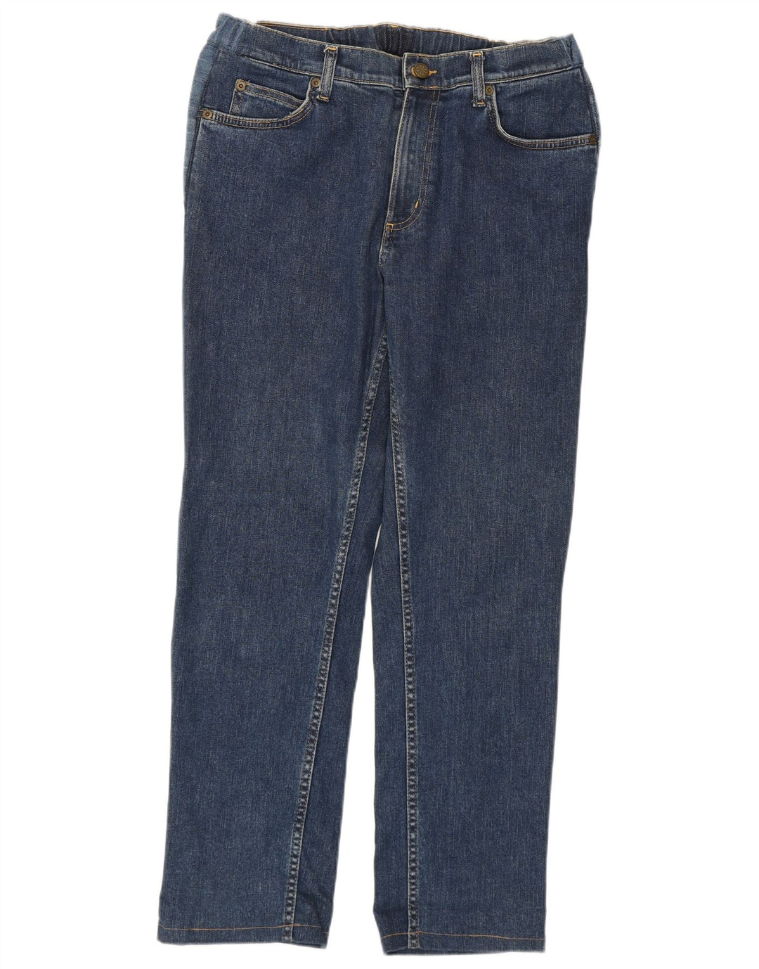 Lee Mens Brooklyn Straight Jeans W31 L28 Plavi pamuk