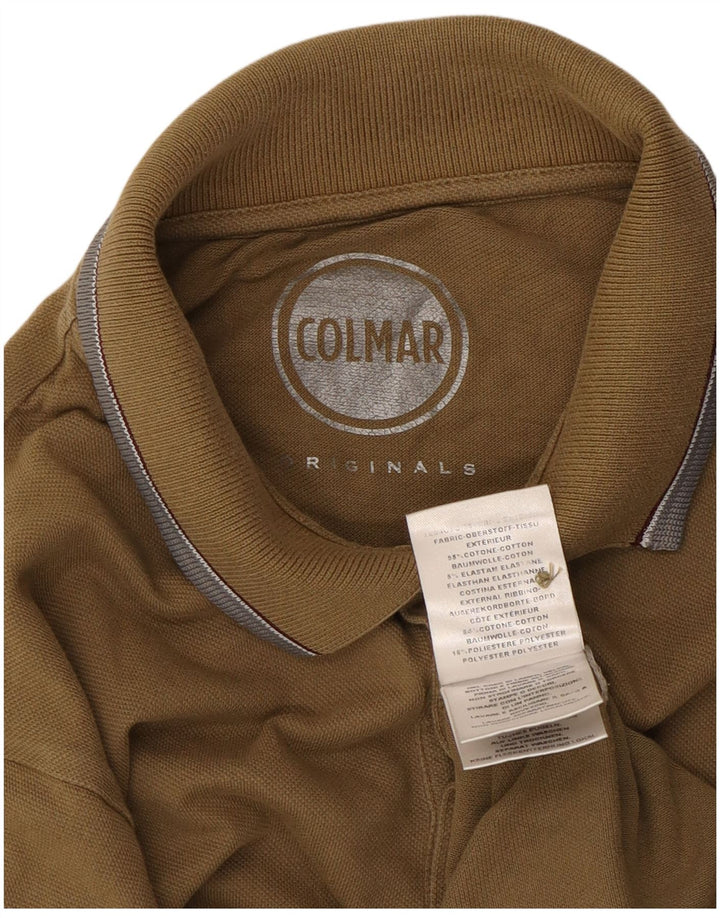 Colmar muška grafička polo majica, srednji kaki pamuk