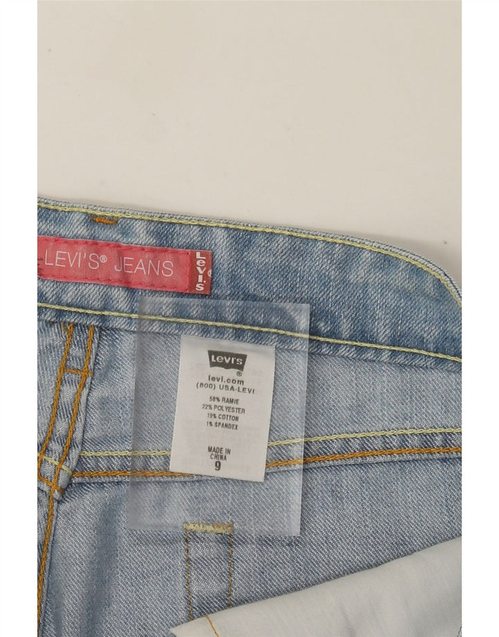 Levi's ženske bermuda traper kratke hlače US 9 Medium W32 Blue Ramie