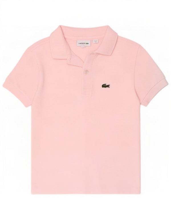 Lacoste polo majica za dječake 7-8 godina, ružičasti pamuk
