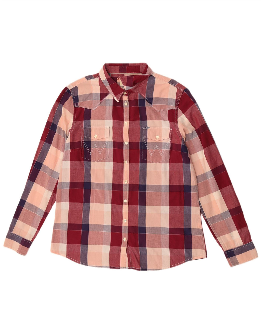 Wrangler ženska košulja standardnog kroja UK 18 XL šareni karirani pamuk