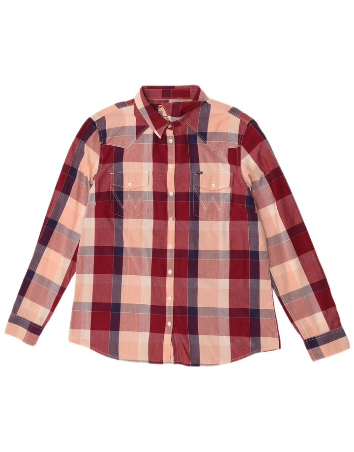 Wrangler ženska košulja standardnog kroja UK 18 XL šareni karirani pamuk