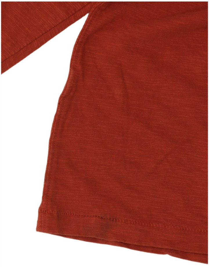 Fat Face muška majica dugih rukava srednje narančaste mrlje