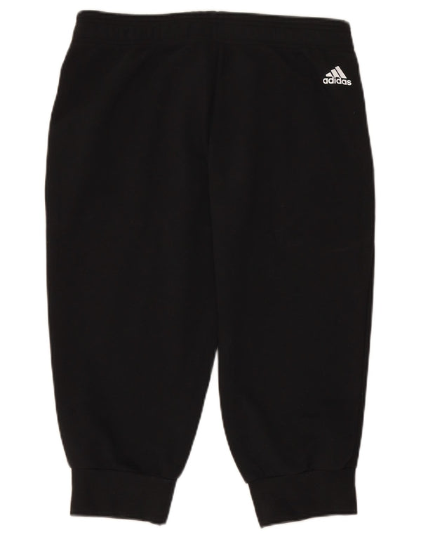 ADIDAS Ženske grafičke trenirke Hlače Joggers UK 12/14 srednje crne