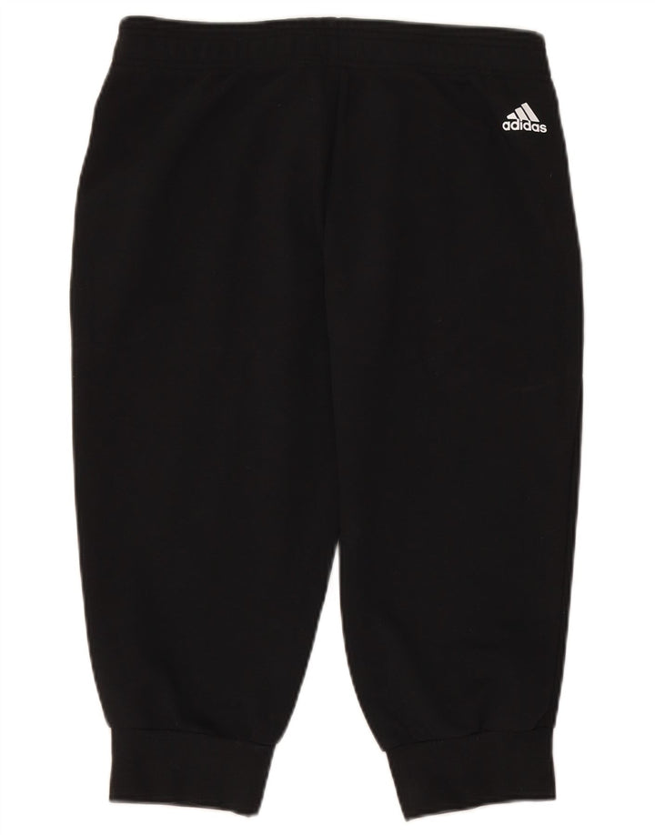 ADIDAS Ženske grafičke trenirke Hlače Joggers UK 12/14 srednje crne