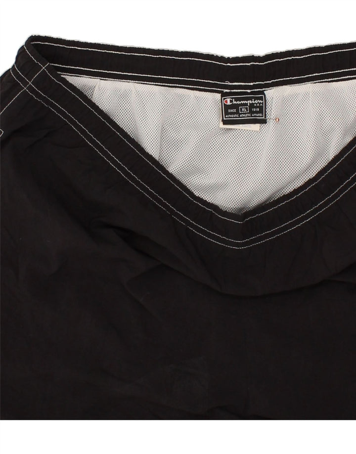 CHAMPION Mens Swimming Shorts XL  Black Polyester Vintage Champion and Second-Hand Champion from Messina Hembry 