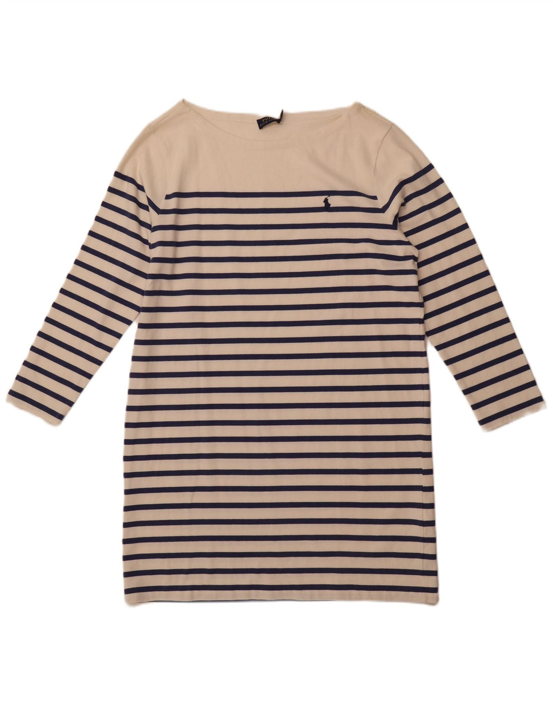 POLO RALPH LAUREN Ženska majica dugih rukava UK 18 XL Bijela prugasta