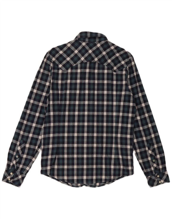 Lee muška uska košulja malenog plavog kariranog pamuka